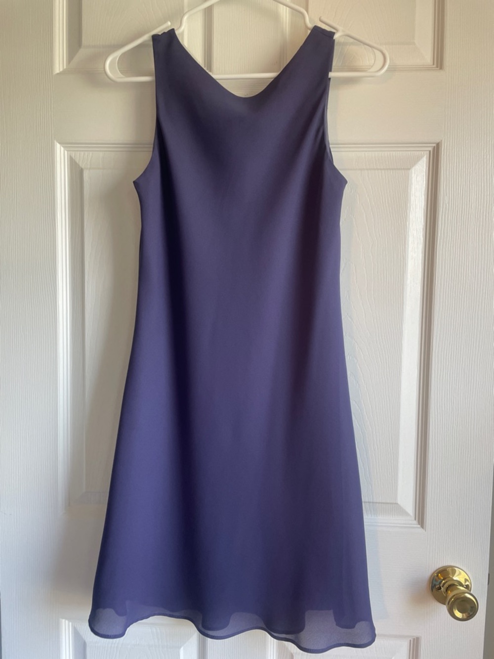 Alyn Paige Dusty Lavender Dress with Detached Scarf